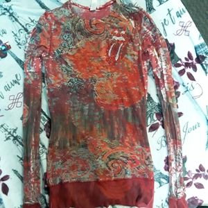 Rolling stones logo long sleeve top